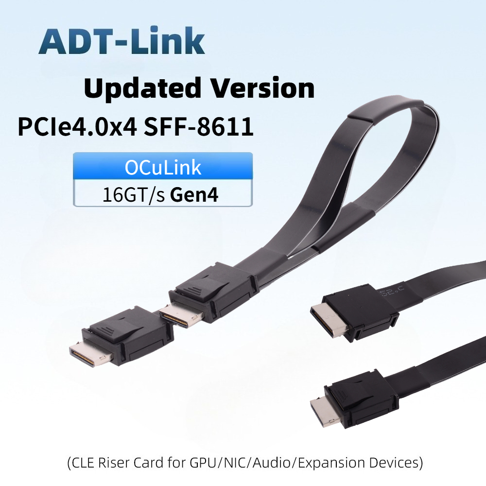 Oculink Egpu Mini Pc - Kabel Ekstensi ADT-Link PCI-E 4.0 X4