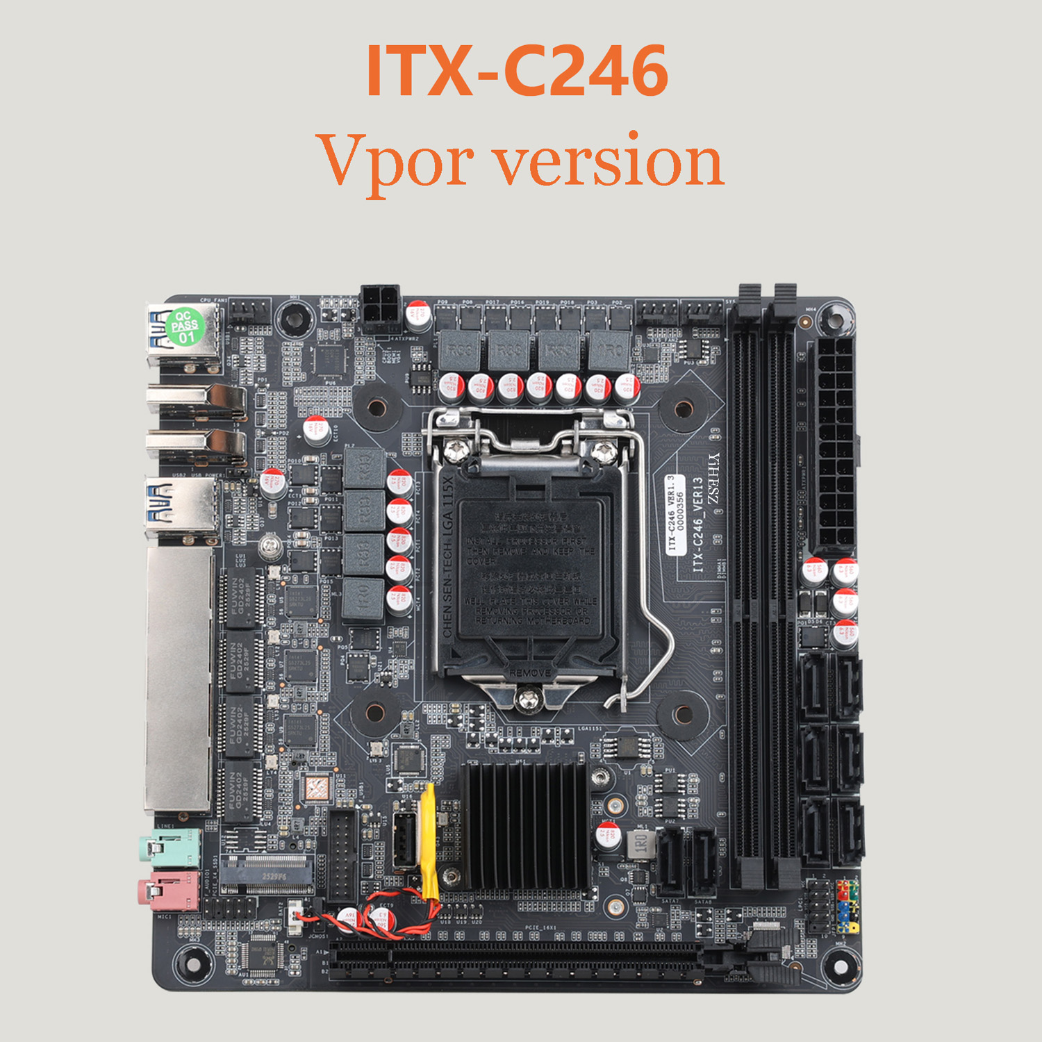 C246 Motherboard Mini-ITX 8 Ba - Nas Motherboard 8 Sata Mini Itx ulasan dan harga